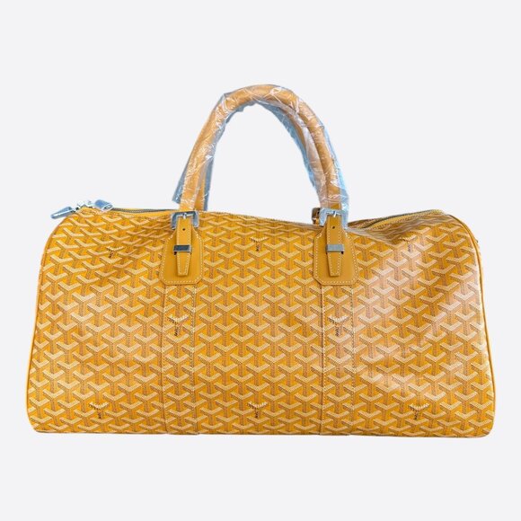 Goyard Yellow Boston 50 Duffel Bag - Picture 1 of 6
